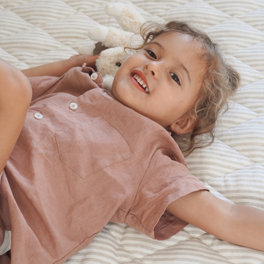 Kids Clay Linen Pyjama Set